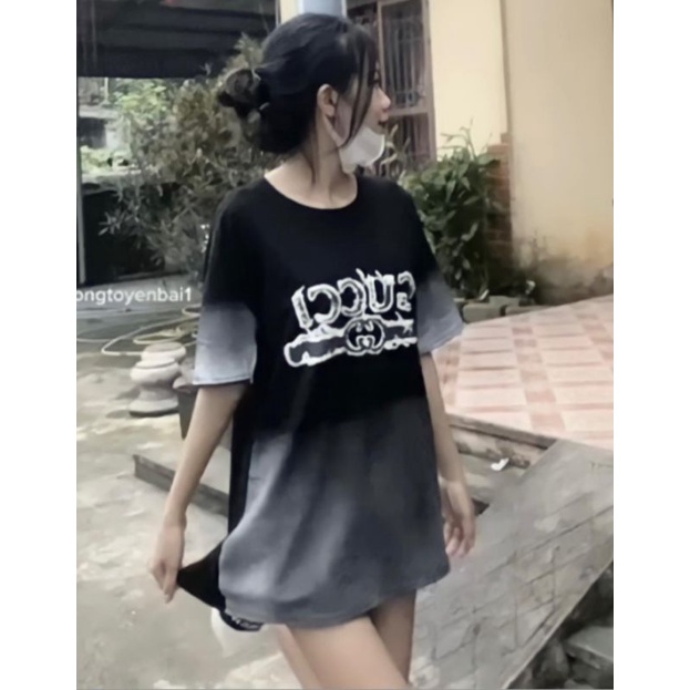 [Rẻ Vô Địch] Áo thun cotton tay lỡ unisex ÁO LOANG GU..CCI mẫu hot 2022