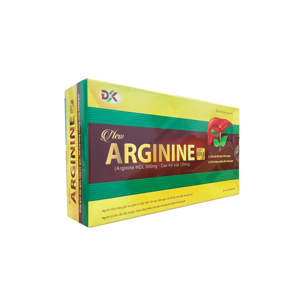 Viên Uống Bảo Vệ Gan Tăng Cường Chức Năng Gan New Arginine Gold ( Hộp 100 viên )