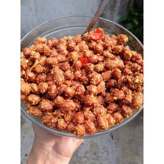 Hộp 200g Đậu phộng rang tỏi ớt