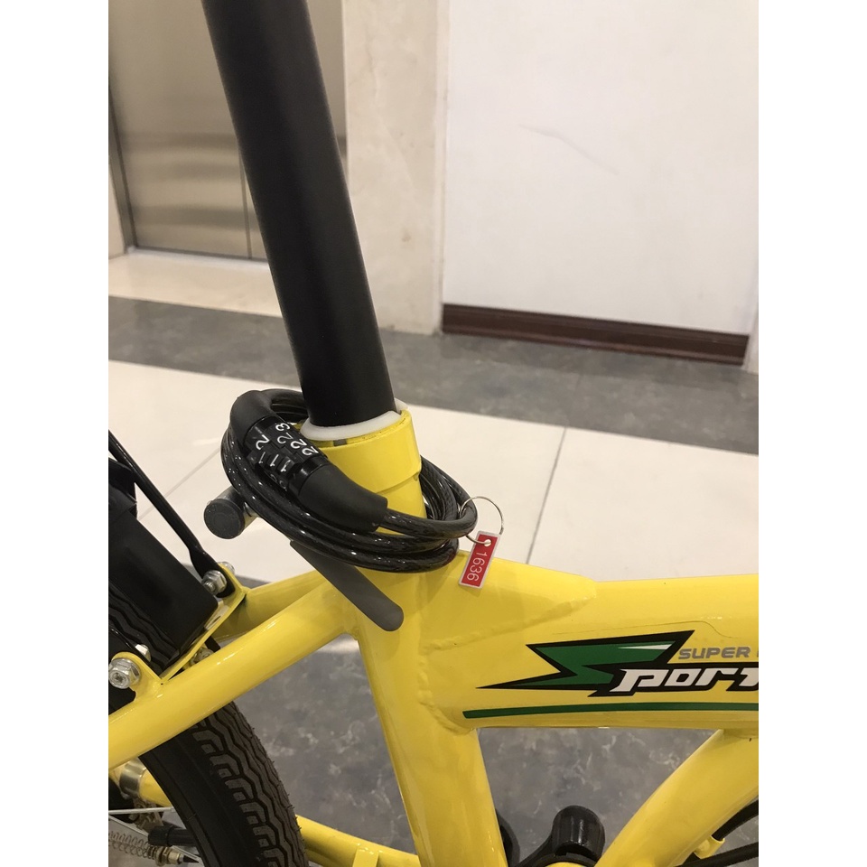 Khóa dây xe đạp 4 số chống nước