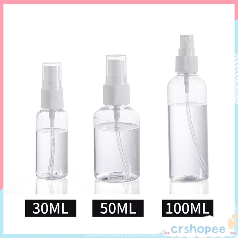 Bình Xịt Chống Nắng 30 / 50 / 100ml Tiện Lợi Khi Đi Du Lịch