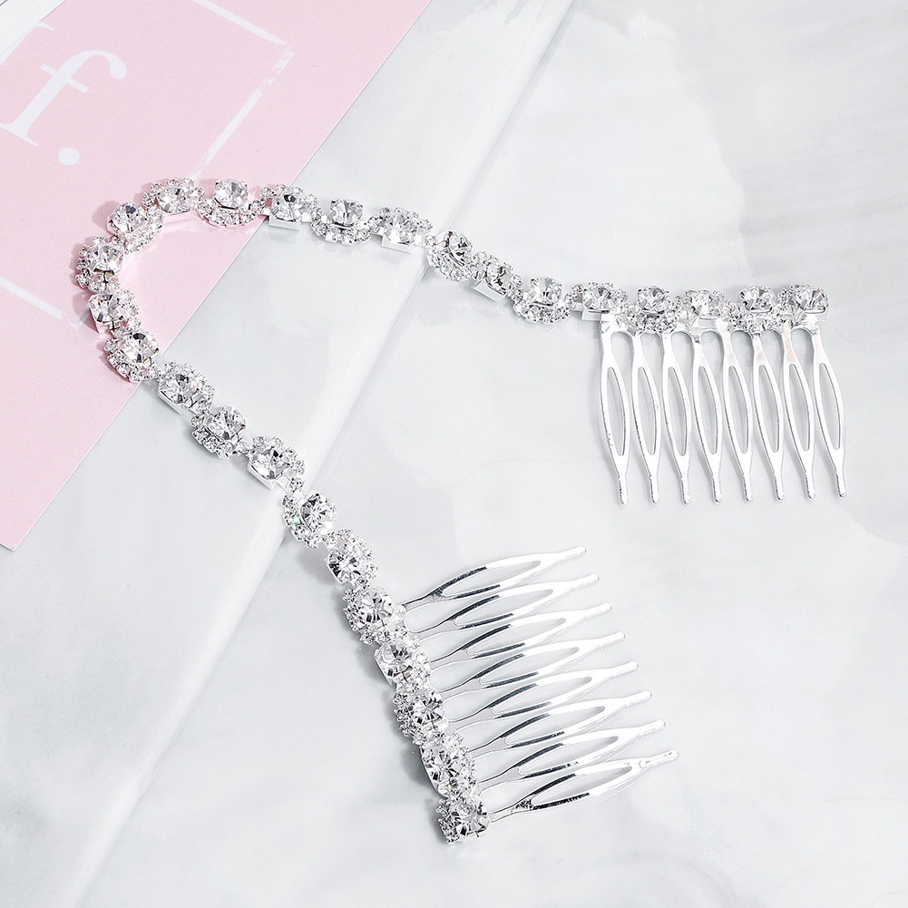 Lược Cài Tóc Cô Dâu Đính Đá Sang Trọng