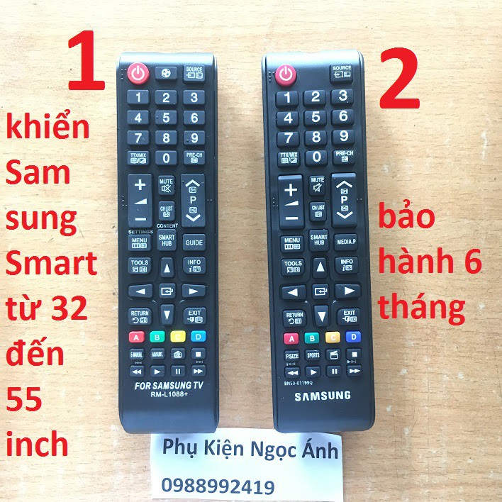 Điều khiển tivi SamSung Smart dành cho các dòng 32 inch đến 60 inch smart internet của SamSung