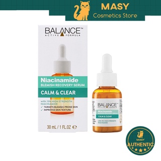 Tinh Chất Balance Active Formula Niacinamide 15% Blemish Recovery Serum Ngừa Mụn Mờ Thâm 30ml