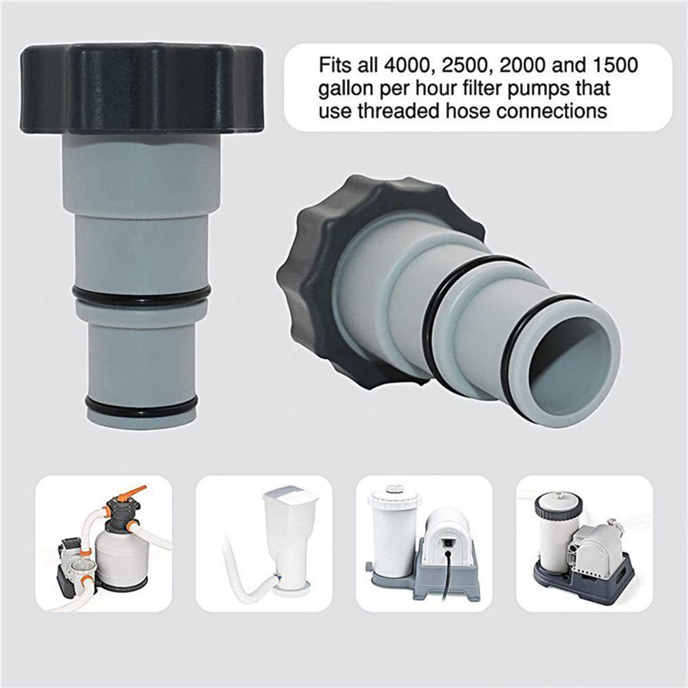 Set 2 Đầu Nối Ống Nước Bằng Nhựa Tiện Dụng Cho Sân Vườn