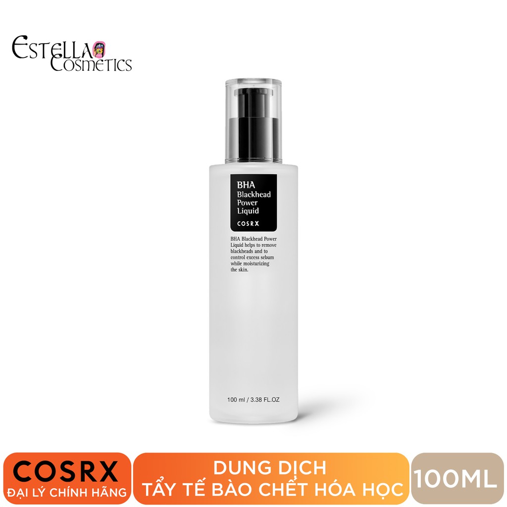 Dung Dịch Tẩy Tế Bào Chết Hoá Học COSRX BHA Blackhead Power Liquid Exfoliator 100ml