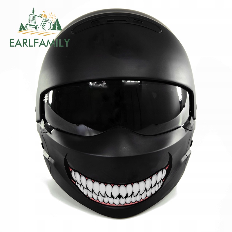 Earlfamily Đề Can Dán Mũ Bảo Hiểm Xe rv jdm 13cm Chống Thấm Nước Hình Hài Hước Vui Nhộn