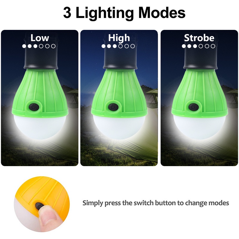 Bóng Đèn LED 3 Bóng Mềm Có Móc Treo Tiện Lợi