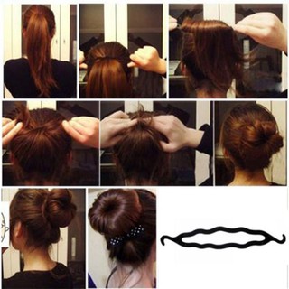 KIOCIRC Dụng Cụ Tết Tóc Màu Đen