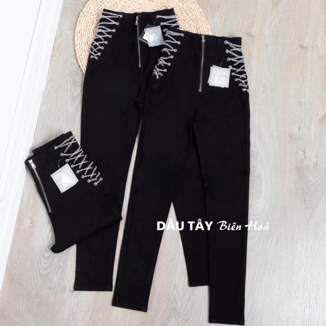 QUẦN BÒ JEANS ÔM LƯNG CAO XÍCH HÔNG | BigBuy360 - bigbuy360.vn