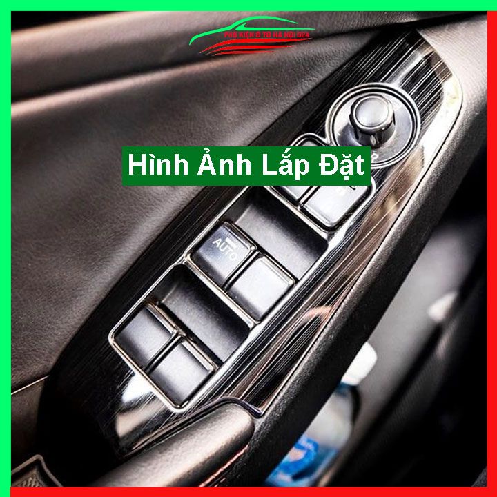 Ốp nội thất cho xe ô tô Mazda 3 2017-2019 vân Titan bảo vệ chống trầy xước và làm đẹp xe