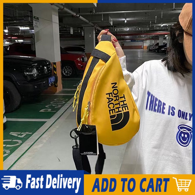 Túi đeo Chéo Nam Nữ The Face North Chất Liệu Vải Chống Thấm Nước Phong Cách Hàn Quốc - Túi Bao Tử Unisex