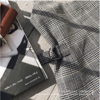 (Order-M) Ulzzang Yếm dạ kẻ caro M089 KS