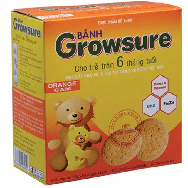 Bánh ăn dặm cho bé Growsure