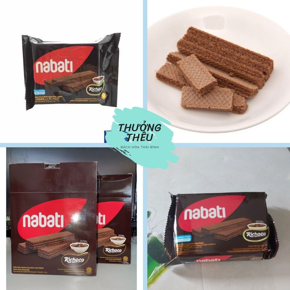 Bánh Xốp Nabati Vị Trà Xanh/ phô mai/ socola/ sữa chua gói 52g