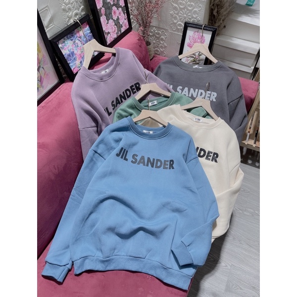 Áo nỉ hoodies cổ tròn in chữ basic form thụng | BigBuy360 - bigbuy360.vn