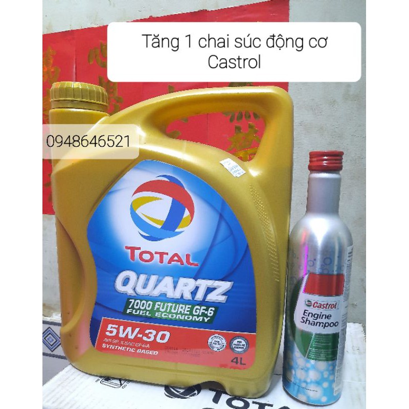 Dầu động cơ Total 7000 5w30🇰🇷 4L Chính hãng