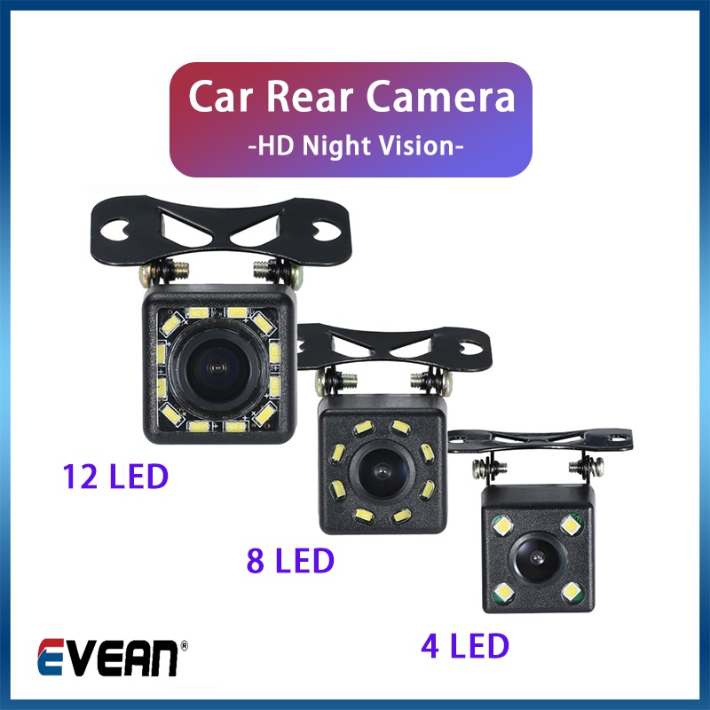 Camera Chiếu Hậu 4/8/12 LED Cảm Biến HD CCD Chống Thấm Nước Cho Xe Hơi