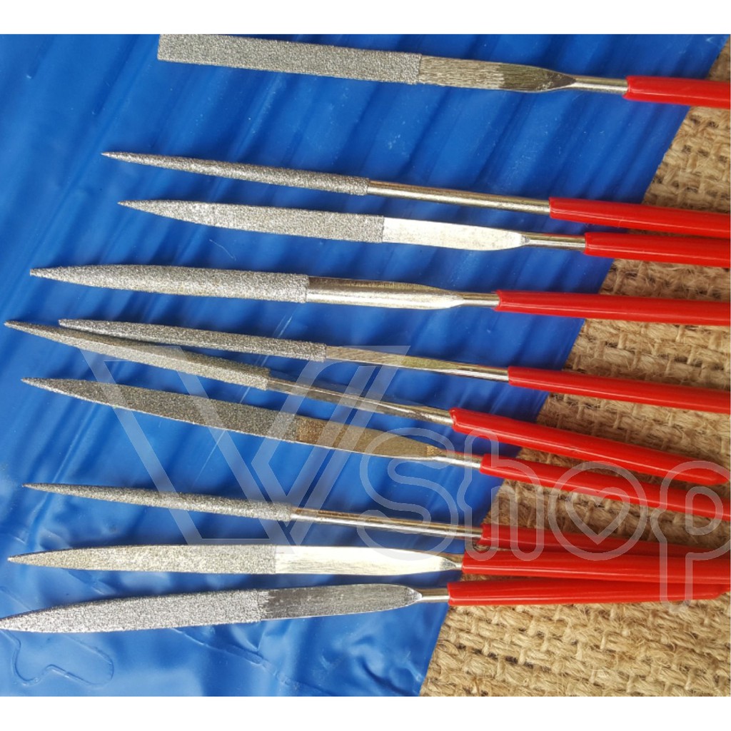 Bộ dũa mài, giũa mini, thủ công, mỹ nghệ, handmade, 10 chi tiết