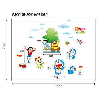 Decal Dán Tường Doremon Vui Nhộn