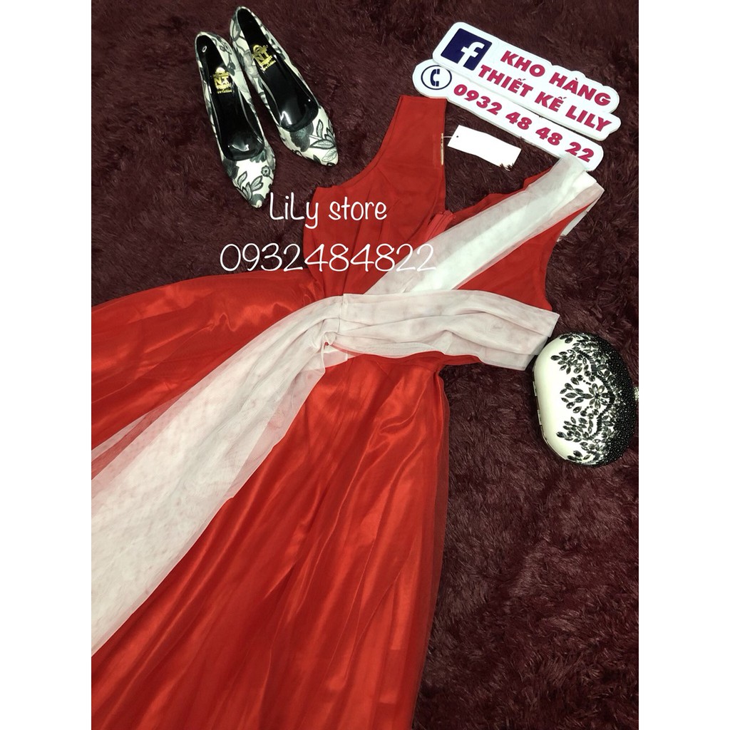 ( ẢNH VÀ VIDEO THẬT 1000%) đầm xoè phối màu