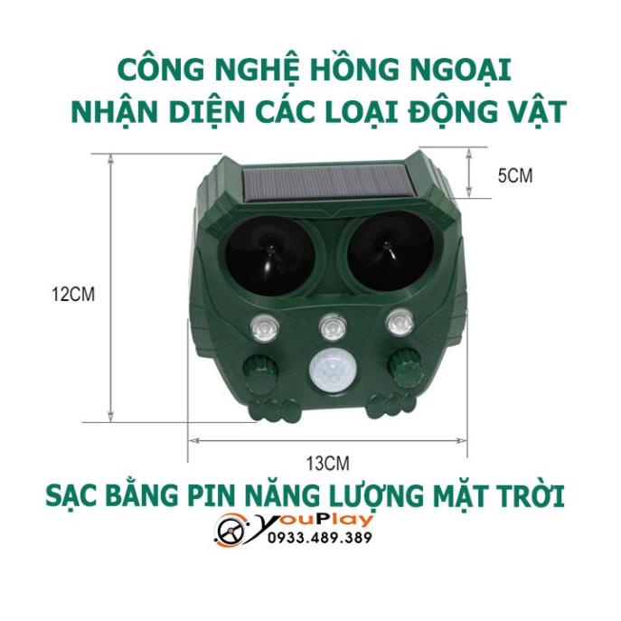 Máy đuổi chuột AMB A3 HL hiệu con cú mèo chuyên đuổi chuột, đuổi chó, đuổi chim