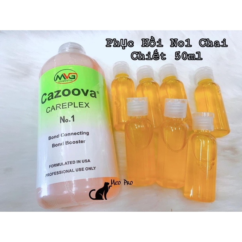phục hồi tóc No1 CAZOOVA ( chiết 50ml) dùng trong tẩy , uốn , duỗi tóc