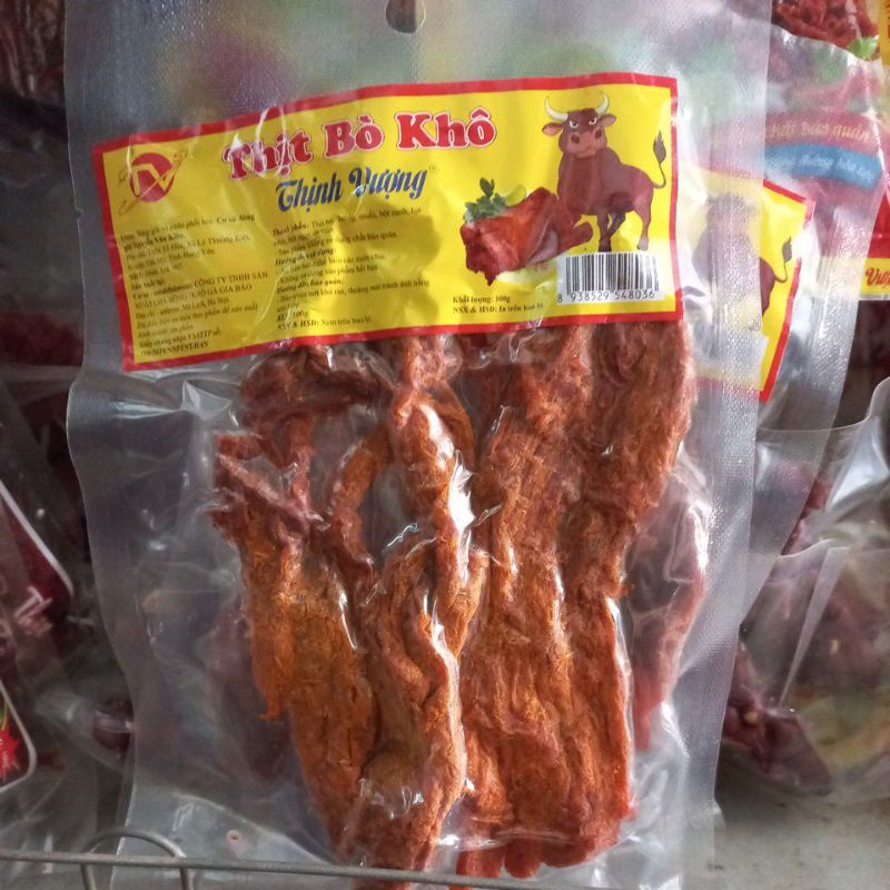 Thịt bò khô miếng 100g