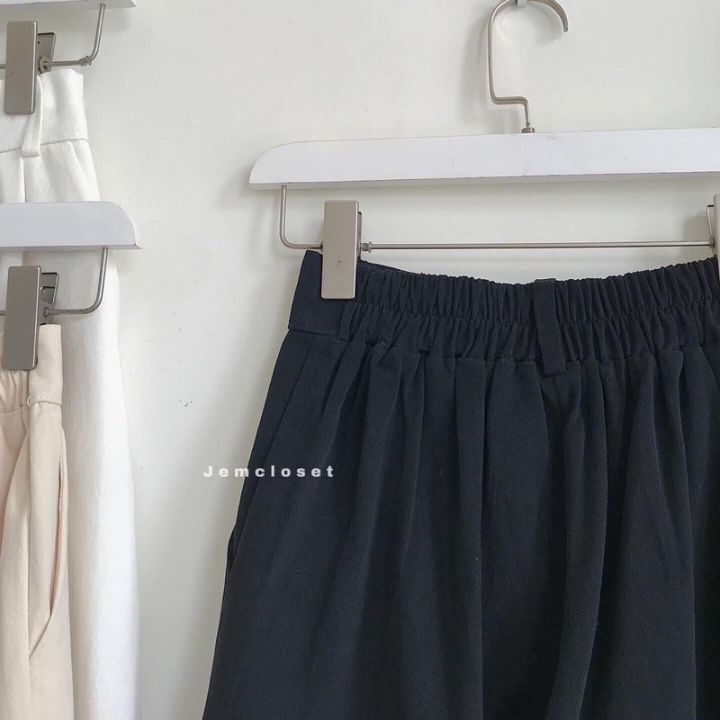 Quần kaki trơn giả cúc