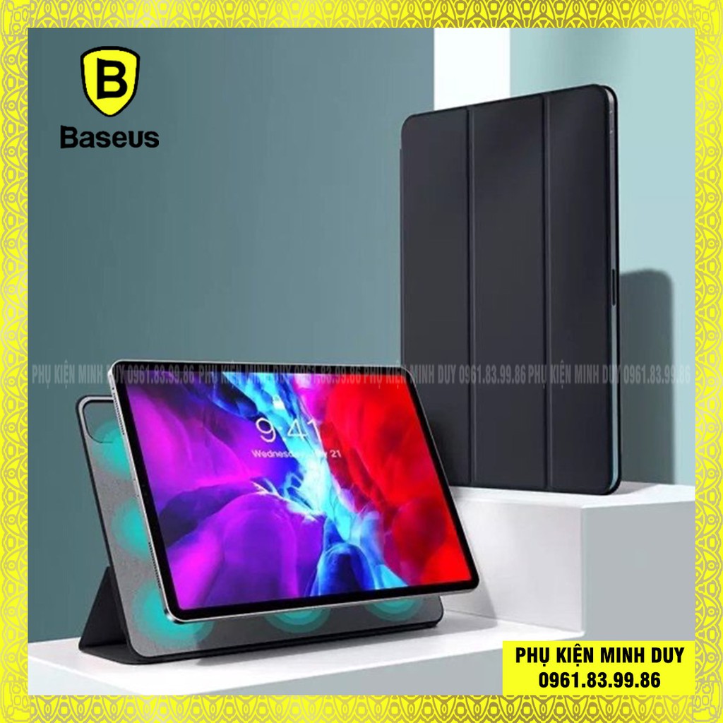 Bao da nam châm Baseus Simplism Magnetic Leather Case dùng cho iPad Pro 2020 (10.9' 11’ và 12.9’, Magnetic Smart Case) ❤