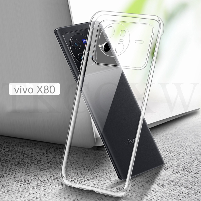 Ốp Điện Thoại TPU Dẻo Trong Suốt Siêu Mỏng Cho Vivo Y33e Y75 Y55 T1 Pro T2 T2x T1x X80 Pro+ IQOO NEO6 X Note