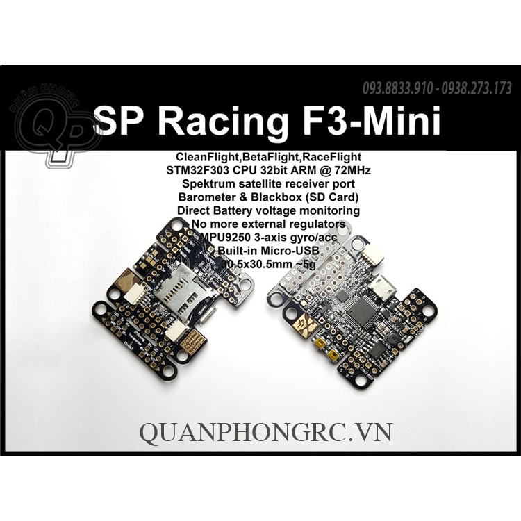 Bộ Mạch điều khiển bay mini SP RACING F3