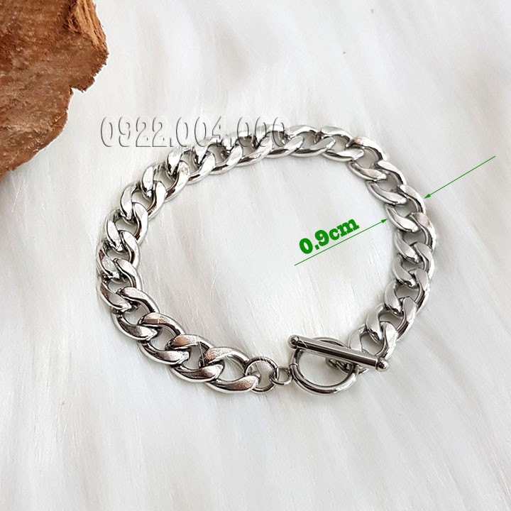 Lắc tay nam kiểu đầu khóa chui cá tính LZ1647.