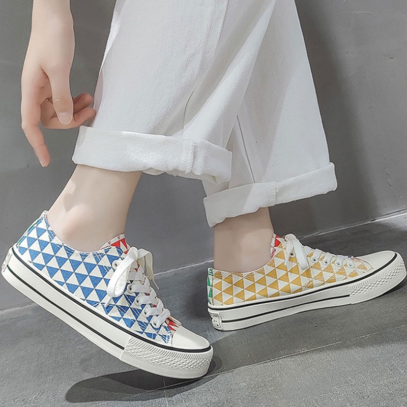 Giày Thể Thao Nữ Vải canvas Thời Trang Mới