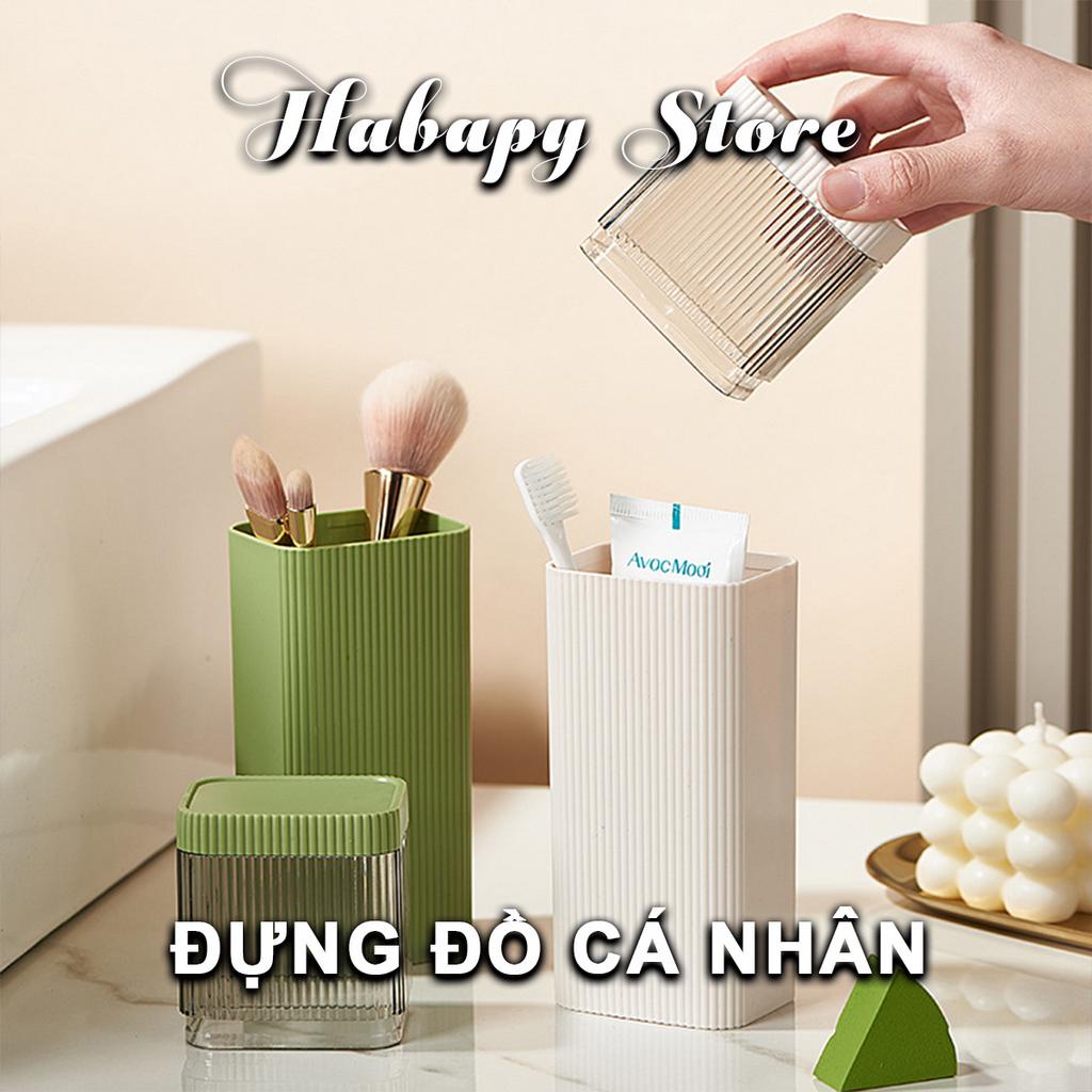 Hộp đựng kem bàn chải, hộp đựng kem đánh răng kết hợp cốc đánh răng du lịch