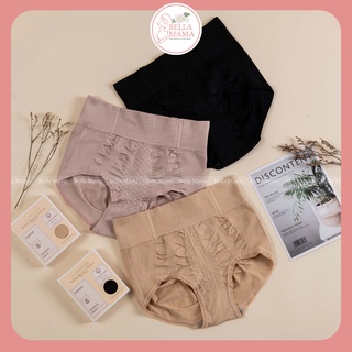 Quần Lót Bầu Gen Bụng Sau Sinh, Hàng Việt Nam, Chất Liệu Cotton Yard Mềm Thoáng Khí Có Thanh Chống Cuộn Bella Mama TM08