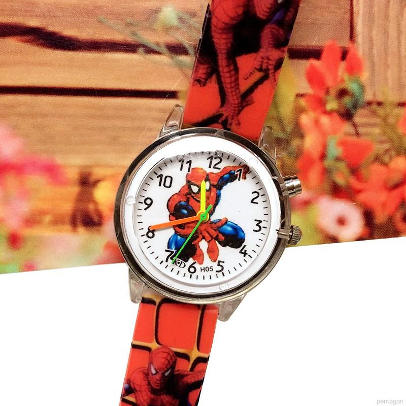 Hoạt Hình Đồng Hồ Đeo Tay Phát Sáng Nhiều Màu Cho Bé