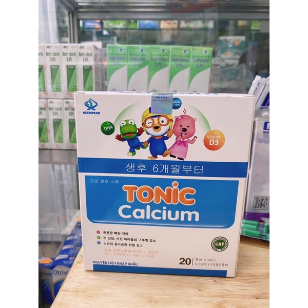 Canxi nano D3 + MK7 nước cho trẻ em Tonic Calcium ,bổ sung canxi giúp chắc xương