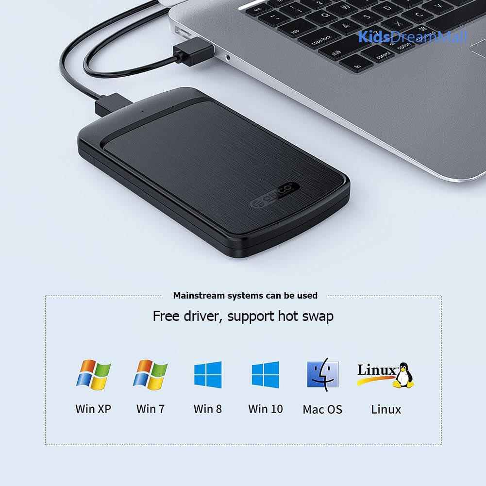 Hộp Đựng Ổ Cứng Orico 2020u3 Usb3.0 2.5 Inch Sata Ssd