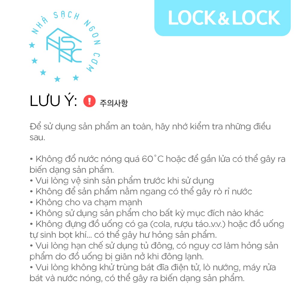 Bình đựng nước Lock&amp;Lock Easy Grip 1.2L - HAP813
