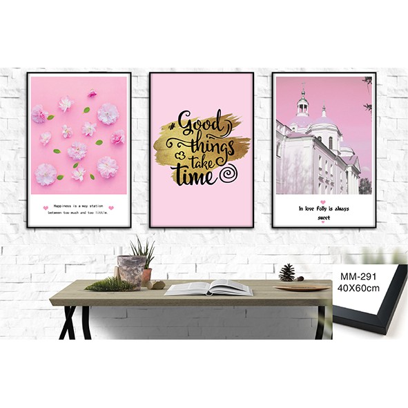 CANVAS KIM TUYẾN CAO CẤP - TRANH BỘ 3 TREO TƯỜNG CỠ ĐẠI - GIÁ RẺ KÈM KHUNG - TRANH TRỪU TƯỢNG- MELYHOME- TB30910FGC7