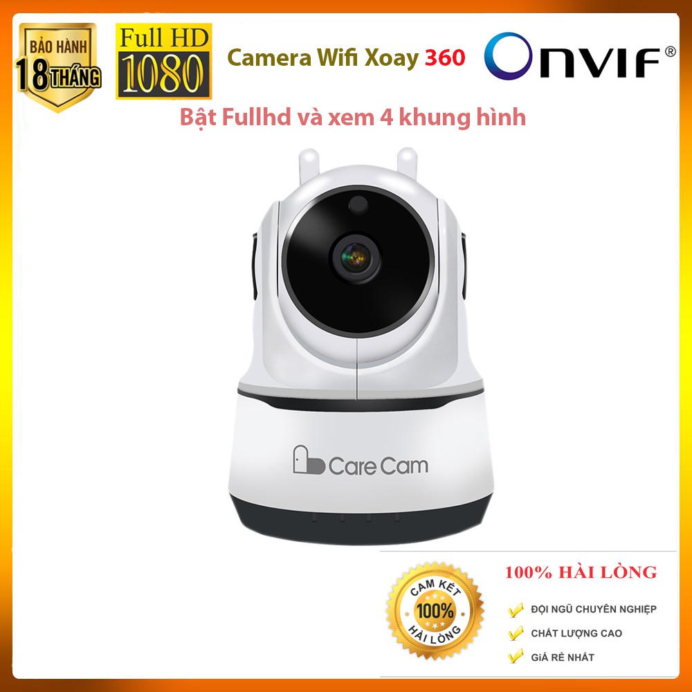 Camera ip wifi Fullhd 2.0MP trong nhà xoay 360 hình ảnh sắc nét nhất Carecam - Bảo hành 18 tháng | BigBuy360 - bigbuy360.vn