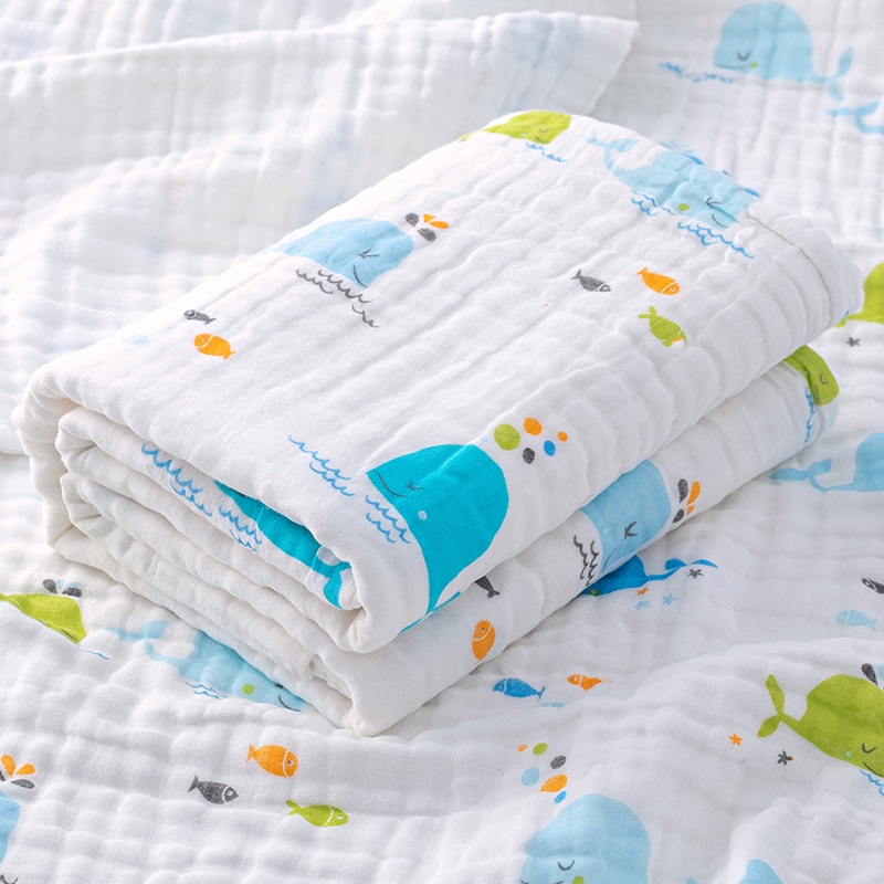 Khăn Tắm Cotton 6 Lớp Cao Cấp Cho Bé