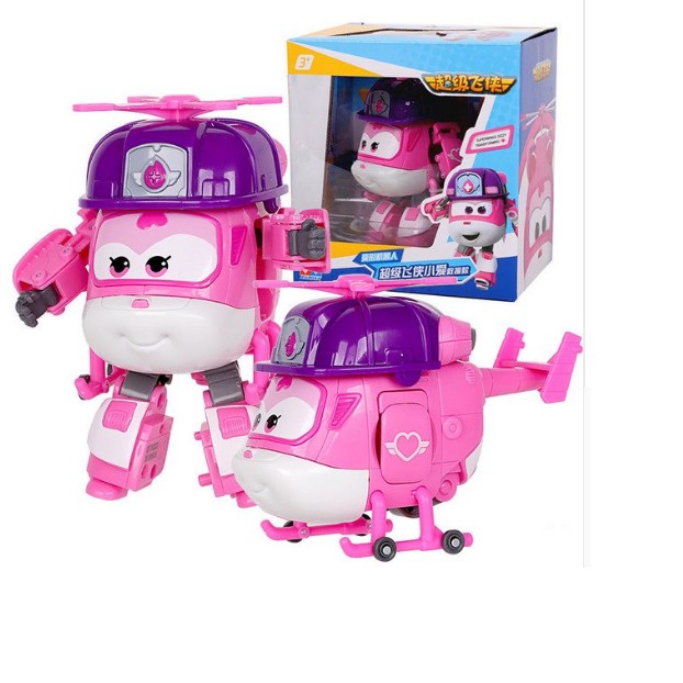 Dizzy Team Cứu Hộ đội bay siêu đẳng super wings Robot Biến Hình Máy Bay Cỡ Lớn