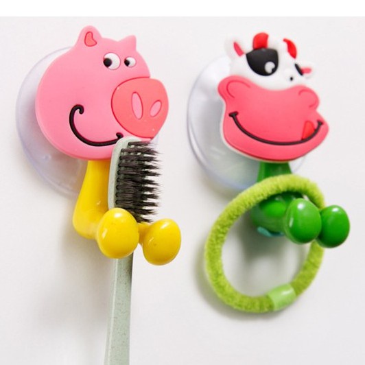 Dụng cụ kẹp bàn chải đánh răng hình thú ngộ nghĩnh xinh xắn
