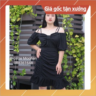 [MUA 1 ĐƯỢC 2] BỘ BIGSIZE SÉT 2 MÓN MÀU ĐEN (GỒM ÁO MẶC ĐƯỢC 2 KIỂU + VÁY)