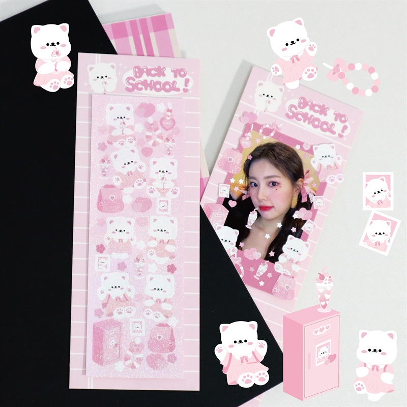 Miếng dán trang trí hình ảnh dễ thương tùy chọn