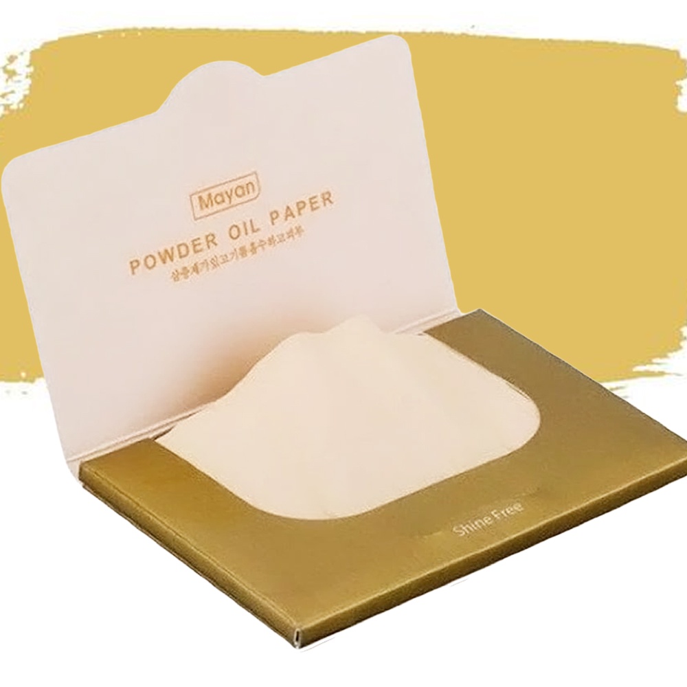 Giấy thấm dầu Mayan có phấn makeup 70 Tờ NPP Shoptido