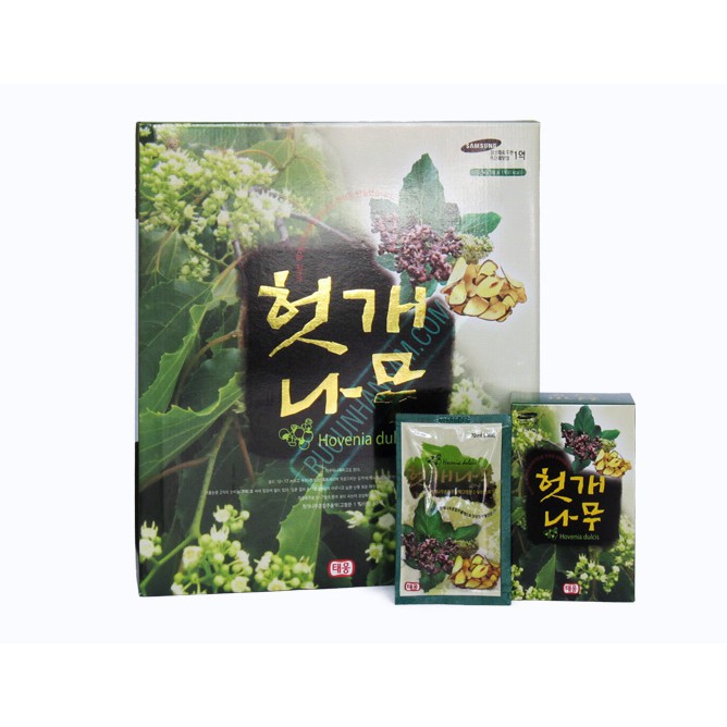 Nước thuốc bổ gan giải độc Hovenia Dulcis hộp 30 gói x70ml là sản phẩm của hãng Taewoong Food