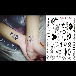 Hình xăm dán nhỏ Hàn Quốc C163